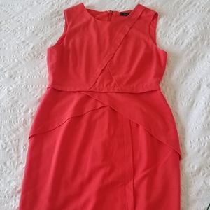 BCBG Ida sheath dress in poppy